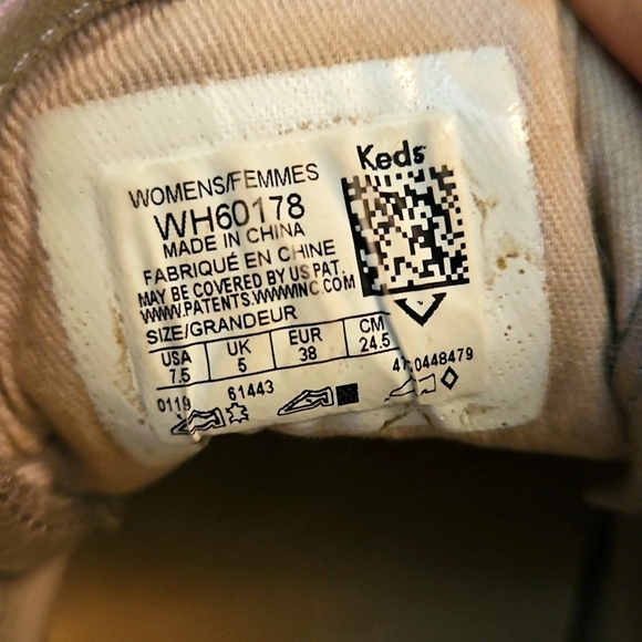 Keds Triple Kick Neon Metallic Lace Up Platform Sneaker SZ 7.5US - Picture 5 of 9